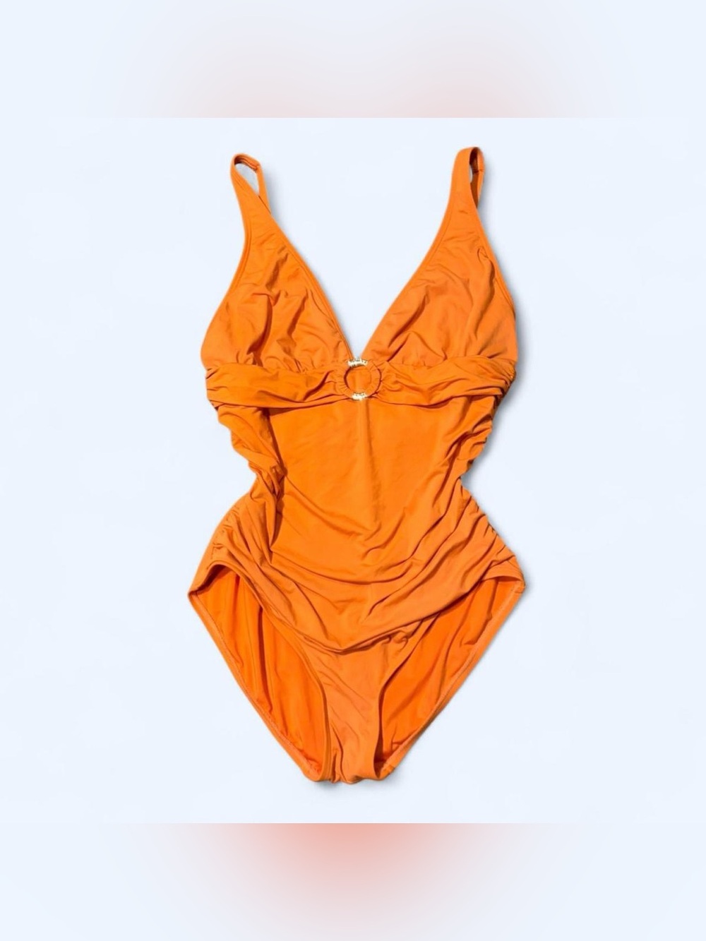 Y2K Orange One Piece Swimsuit by Michael Kors!
